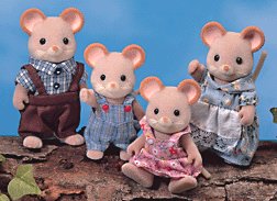 Childrens Toyshop  Toys : Calico Critters Norwood Mouse Family