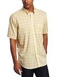 Van Heusen Mens Short Sleeve Classic Plaid Button Down