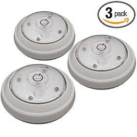 Rite Lite LPL623W 5 LED Puck Light 3 Pack - White
