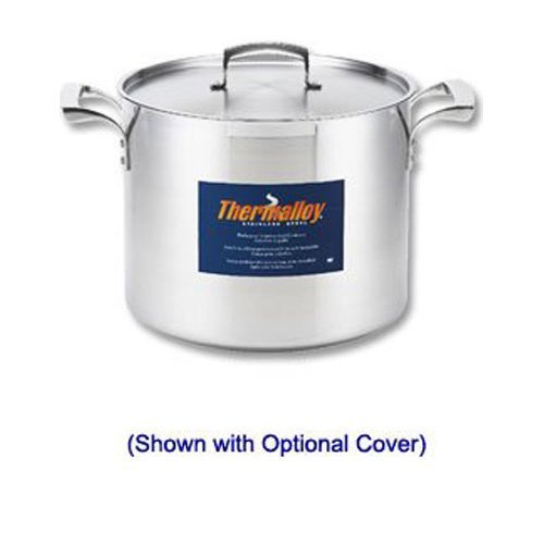 Thermalloy Stock Pot, 32 Qt.Stainless Steel Stock Pot, Induction Ready