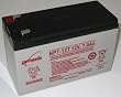 Yuasa (Enersys) Genesis NP7-12T - 12 Volt/7 Amp Hour Sealed Lead Acid Battery with 0.250 Fast-on Connector