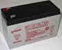 Yuasa (Enersys) Genesis NP7-12T - 12 Volt/7 Amp Hour Sealed Lead Acid Battery with 0.250 Fast-on Connector