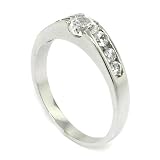 Classic Engagement Ring w/Round Brilliant White CZ