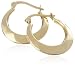 9ct Yellow Gold AMC90441 Ladies Creole Earrings