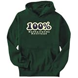 Hoodie Mens Dark Green  100% Netherlands Antillean  Countries