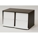 JKプラン 新スタッキングフラップ2P リバーシブル仕様 ホワイト&ブラウン tc-070