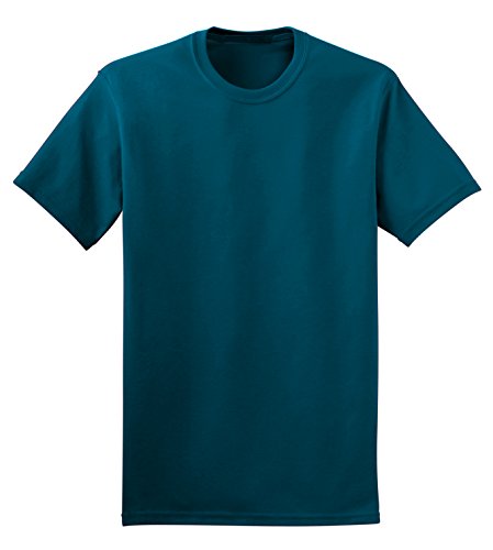 TL Mens Solid Slim Fit 100% Cotton Crew Neck Short Sleeve Basic T Shirts
