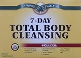 7 Day Total Body Cleansing - Includes: Gastro, Liver, Kidney and Blood Circulation Formulae, Total Cleanser, Probiotics, Prebiotics, Enzyme Blend and Fiber