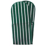 Rushbrookes Printed Green Butchers Stripe Double Oven Glove