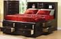 Phoenix Queen Bookcase Bed