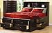Read Queen Coaster Bookcase Storage Bed in Rich Cappuccino Finish Details Queen Coaster Bookcase Storage Bed in Rich Cappuccino Finish