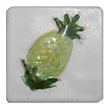 デザインタイル パイナップル 白