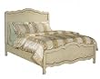 Queen Provincial Bed - Cream Paint