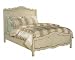 King Provincial Bed - Cream Paint