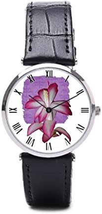 DoDoband Cactus Pink And White Flower, Succulent Bloom Watches