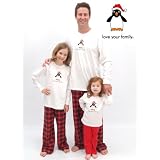 Santa's Helper Penguin Matching Family Christmas Pajamas for Adults / Playwear sets for Children