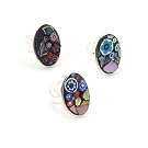 Flower Mosaic Ring by Angela Ibbs