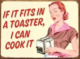 Review World of Posters  / CLASSIC EPHEMERA FUN SIGN - TOASTER COOK IT - OFFICIALLY LICENSED STEEL METAL ADVERTISING WALL PLAQUE - 41CM X 30CM