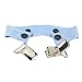 ilovebaby Adjustable Durable Snap Belt for Baby & Toddler Pack of 3 Blue, Coffee and Green