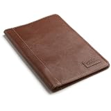Cole Haan Hand-Stained Pebble Grain Leather Kindle Cover with Hinge (Fits 6" Display, 2nd Generation Kindle), Saddle Tan