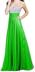 Chiffon Backless Beaded Evening Dress/Bridesmaid Dress/Prom Dress/Party Dress 