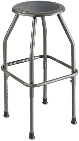 Safco6666 Diesel Adjustable Height Stool, Pewter