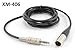 CablesOnline 6ft Mini-XLR Male to 3.5mm Stereo Male Plug Pro Lapel Mic Cable, (XM-406)