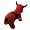 Alfie Couture Designer Pet Apparel - Waylon Devil Costume Jumper with wings and horns - Color: Red, Size: S