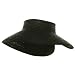 Braided Straw Wrap Visor-Black W40S41E
