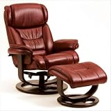 Angelo Leather Essentials Ergonomic Recliner Leather: Luggage