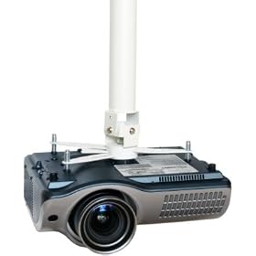Vision TM-1200 - Mounting kit ( ceiling mount ) for projector - satin white