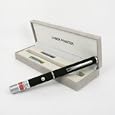 Black Dimple Green Laser Pen Astronomy Grade for Military, Lecturers and Law Enforcement with Double Bonus L.E.D. Flashlight and Blue Microfiber Optical Cloth