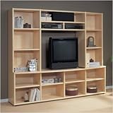 IMAGE OF Library Open Hutch and Base Unit Set Finish: Maple