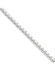 .925 Sterling Silver 5.20mm Round Box Chain