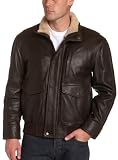 Marc New York Men's Oily Naked Calf Aviator Jacket