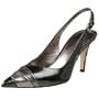 AK Anne Klein Women's Clout Dress Slingback,Dark Silver MU,9.5 M US