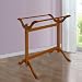 Quilt \ Towel Rack in Rubberwood Oak Finish