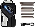 HAVIT&reg; F9 Vacuum USB Air Extracting Super Cooling Fan Cooler ,Radiators ,CPU Cooler, Fan Heat Sink for Notebook, Laptop (Black)