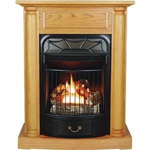 World Mktg of America/import GFD2520 Oak Gas Fireplace 20k