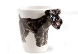 Schnauzer Black Handmade Coffee Mug (10cm x 8cm)