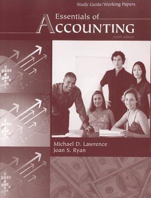 [(Essentials of Accounting Study Guide/Working Papers * * )] [Author: Michael D Lawrence] [Apr-2007]