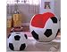 KID'S SOCCER SWIVEL CHAIR AND OTTOMAN
