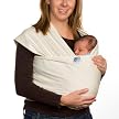 Moby Wrap Original 100% Cotton Solid Baby Carrier, Natural