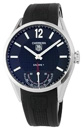 Tag Heuer Men s WV3010FC0025 Carrera Black Dial Watch