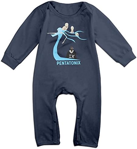 JMLLPT Toddler/Infant Pentatonix Romper Bodysuit Outfits 6 M Navy