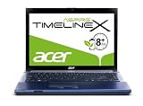 Acer Aspire TimelineX 4830TG-2434G50Mibb 35,6 cm (14 Zoll) Notebook (Intel Core i5 2430M, 2,4GHz, 4GB RAM, 500GB HDD, NVIDIA GT540M, DVD, Win 7 HP)
