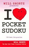 41hTh g6BUL. SL160  Will Shortz Presents I Love Pocket Sudoku: 150 Fast, Fun Puzzles