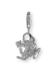MELINA Charms clip on pendant teapot sterling silver 925