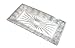 Godinger Dublin Rectangular Crystal Tray, 12 Inch x 6.5 Inch