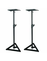 Musical Instruments: OnStage SMS6000 Adjustable Studio Monitor Stand (Pair) - Music People